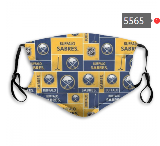 2020 NHL Buffalo Sabres #2 Dust mask with filter->nhl dust mask->Sports Accessory